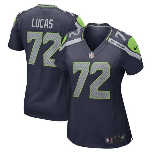 Abraham Lucas Seattle Seahawks Nike Women's Game Player Jersey - College Navy
